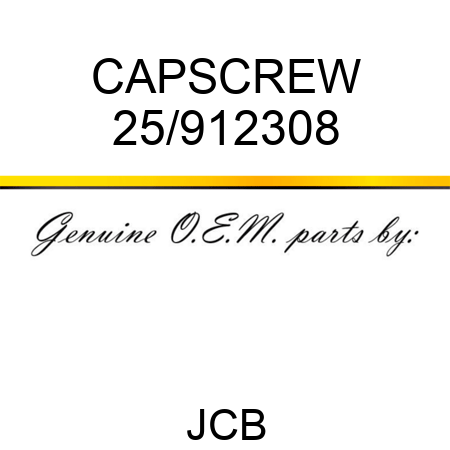 CAPSCREW 25/912308