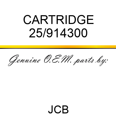 CARTRIDGE 25/914300