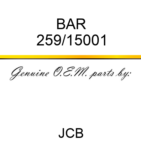 BAR 259/15001