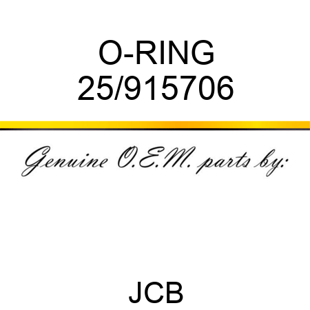 O-RING 25/915706