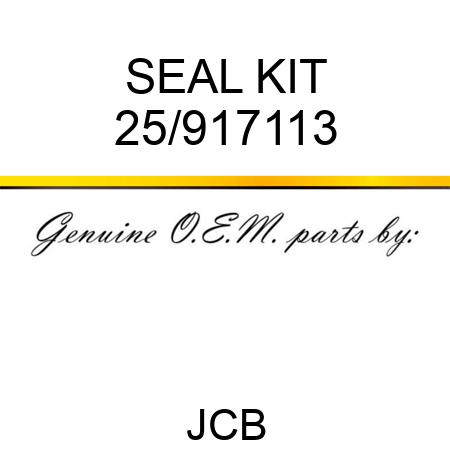 SEAL KIT 25/917113