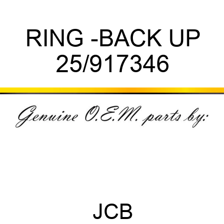 RING -BACK UP 25/917346