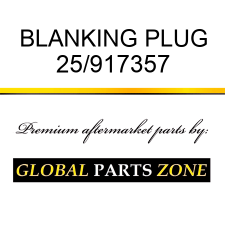 BLANKING PLUG 25/917357