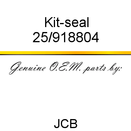 Kit-seal 25/918804