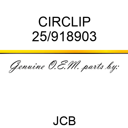 CIRCLIP 25/918903