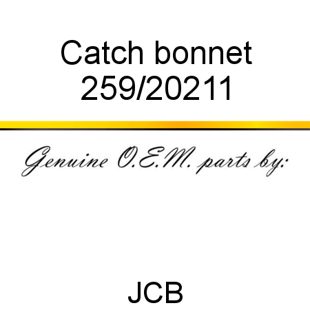 Catch, bonnet 259/20211