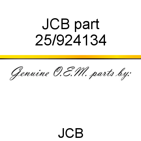 JCB part 25/924134