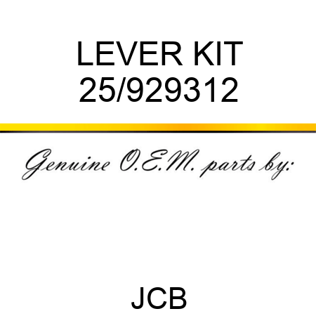 LEVER KIT 25/929312