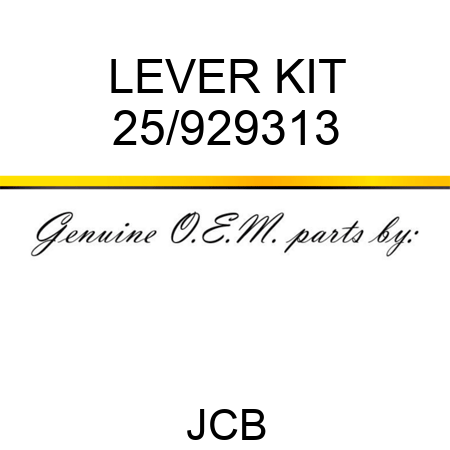LEVER KIT 25/929313