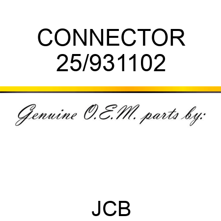 CONNECTOR 25/931102