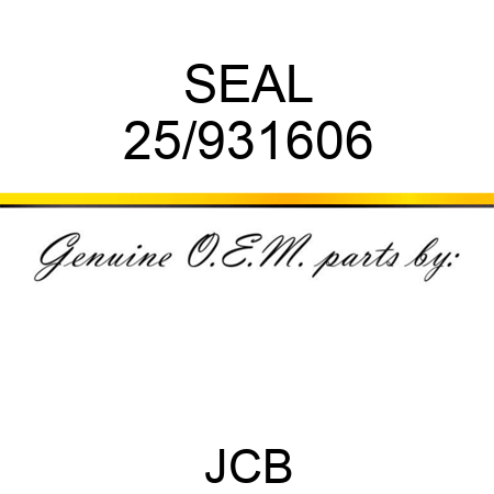 SEAL 25/931606