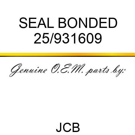 SEAL BONDED 25/931609