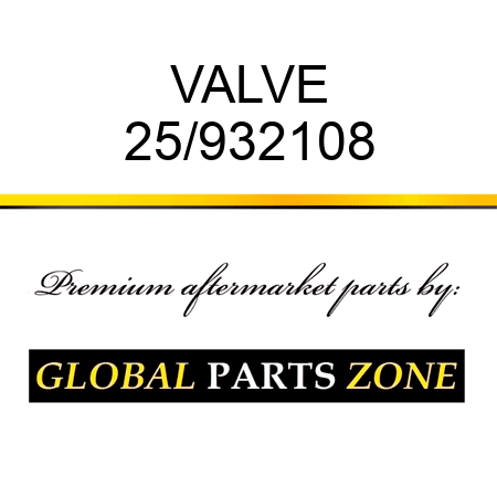 VALVE 25/932108