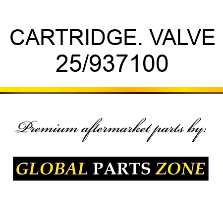 CARTRIDGE. VALVE 25/937100