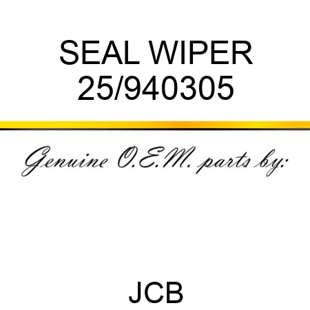SEAL WIPER 25/940305