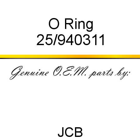 O Ring 25/940311