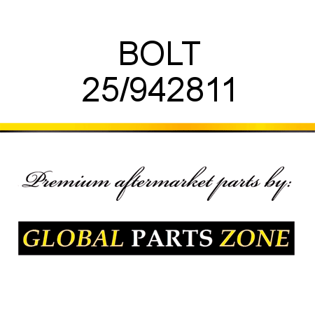 BOLT 25/942811
