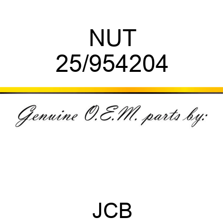 NUT 25/954204
