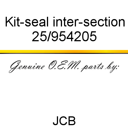 Kit-seal, inter-section 25/954205