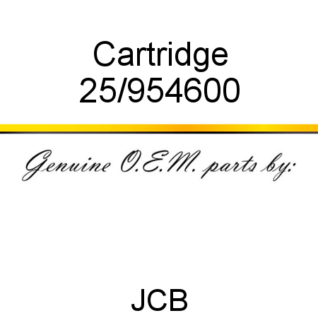 Cartridge 25/954600