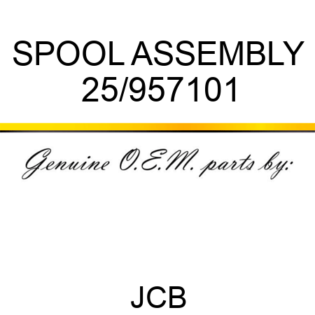 SPOOL ASSEMBLY 25/957101