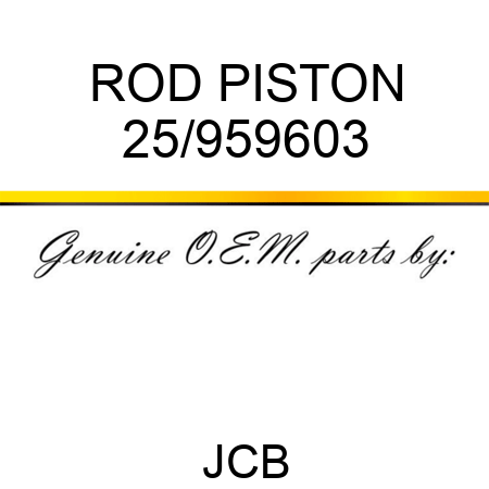 ROD PISTON 25/959603