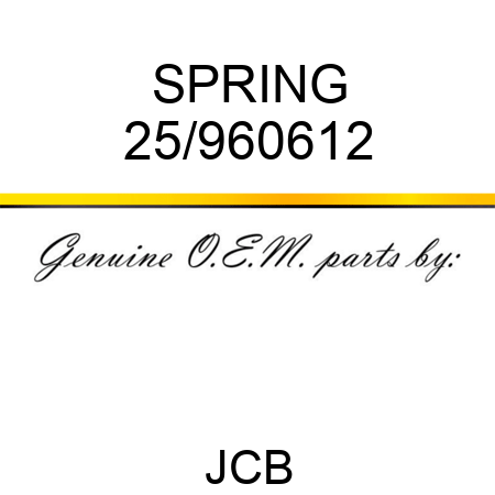 SPRING 25/960612