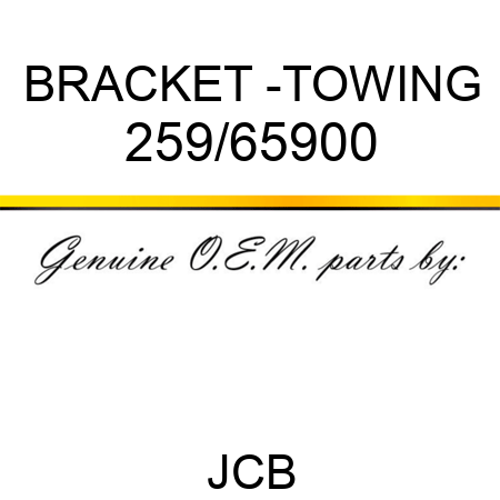 BRACKET -TOWING 259/65900