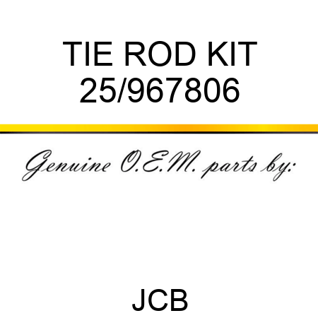 TIE ROD KIT 25/967806