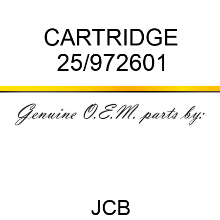 CARTRIDGE 25/972601