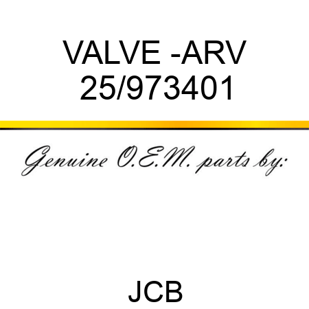 VALVE -ARV 25/973401