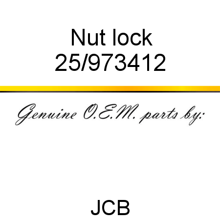 Nut, lock 25/973412