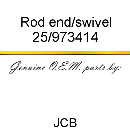 Rod, end/swivel 25/973414
