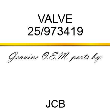 VALVE 25/973419