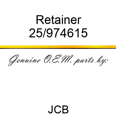 Retainer 25/974615