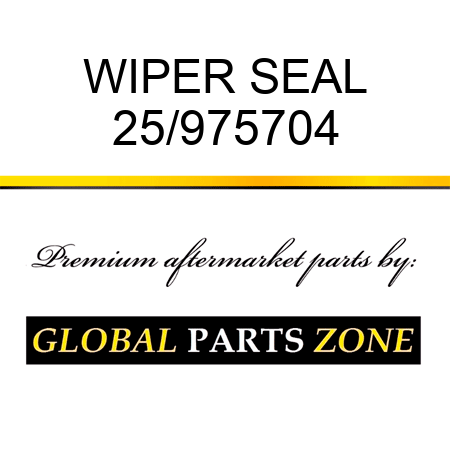 WIPER SEAL 25/975704