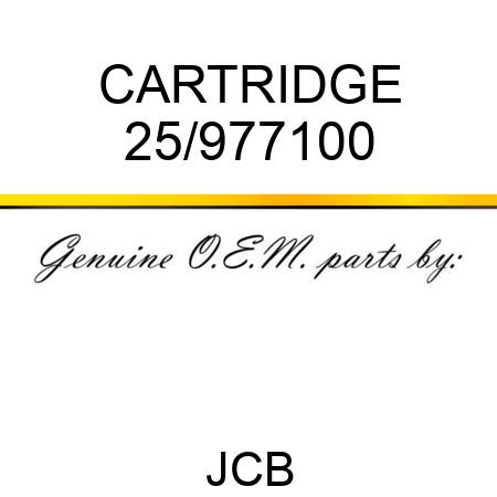 CARTRIDGE 25/977100
