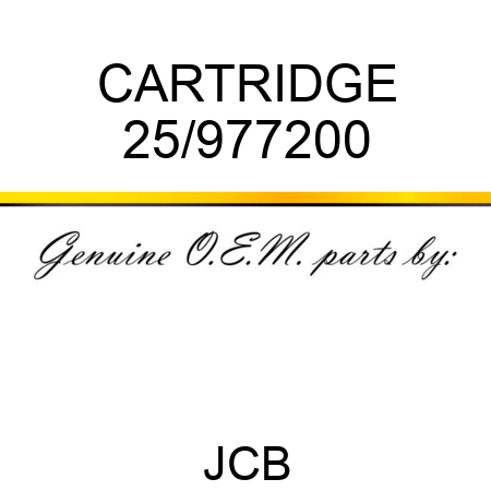 CARTRIDGE 25/977200