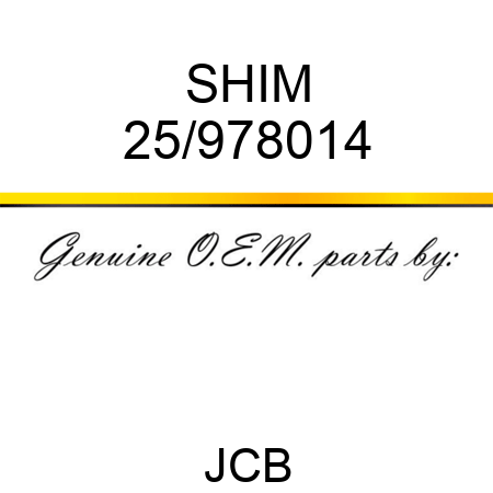 SHIM 25/978014