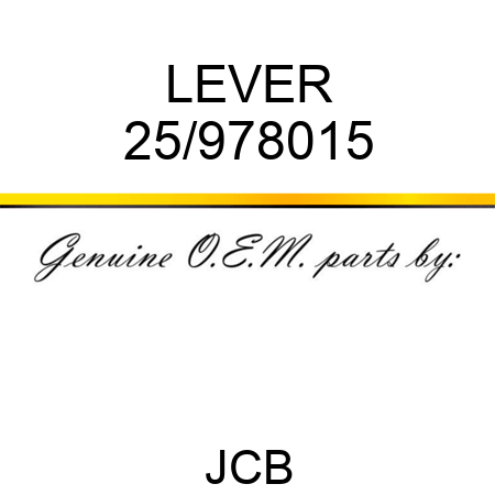 LEVER 25/978015