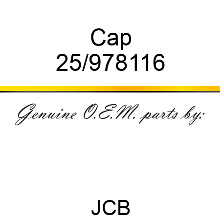 Cap 25/978116