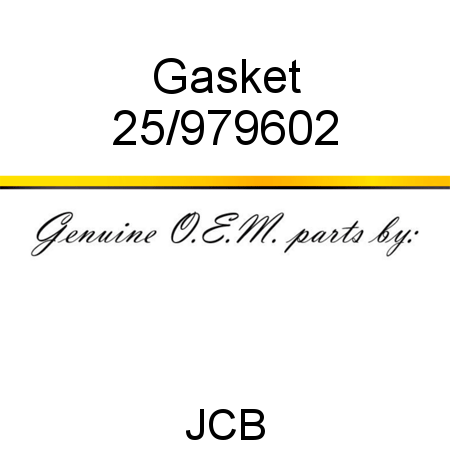 Gasket 25/979602