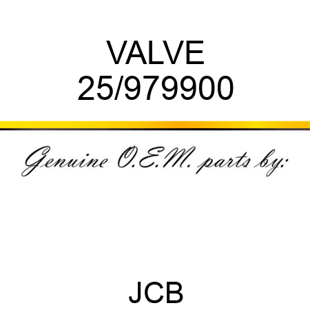 VALVE 25/979900