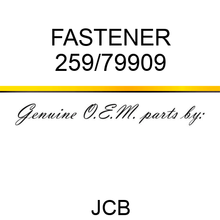 FASTENER 259/79909