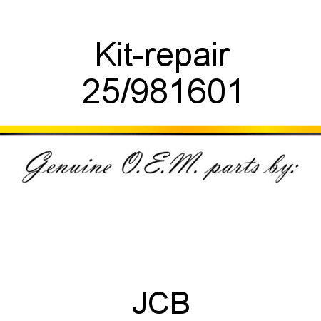 Kit-repair 25/981601