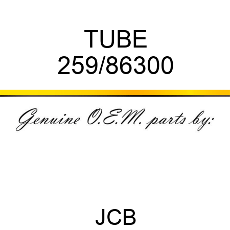 TUBE 259/86300