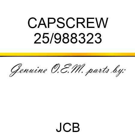 CAPSCREW 25/988323