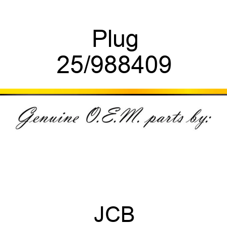 Plug 25/988409