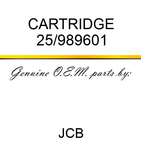 CARTRIDGE 25/989601