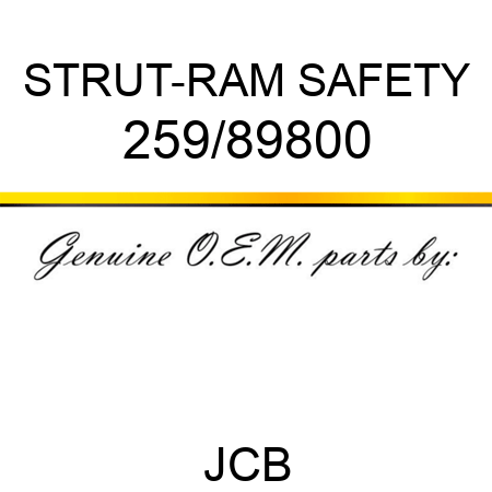 STRUT-RAM SAFETY 259/89800